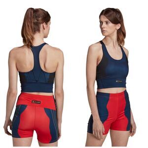 Adidas Originals Marimekko Run Icons Bike Shorts Red XS HH7321 AEROREADY Sporty